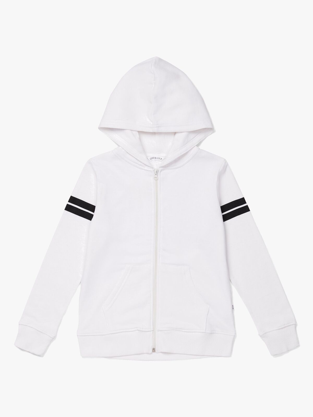 Luca & Lola Marzia Hoodie, White/Stripes