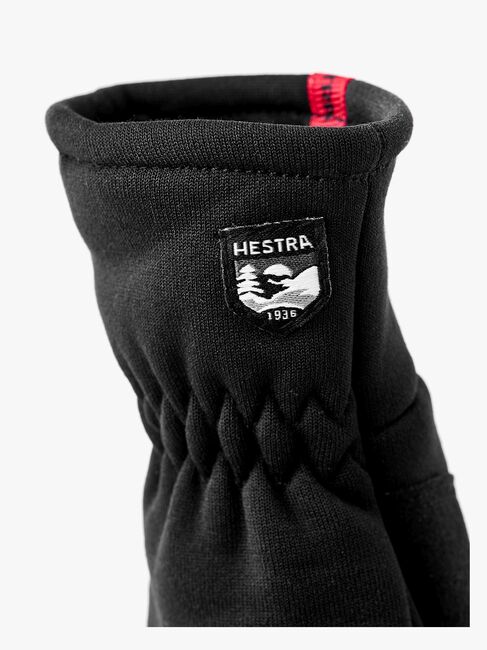 Hestra Touch Point Fleece Liner JR Handsker, Sort