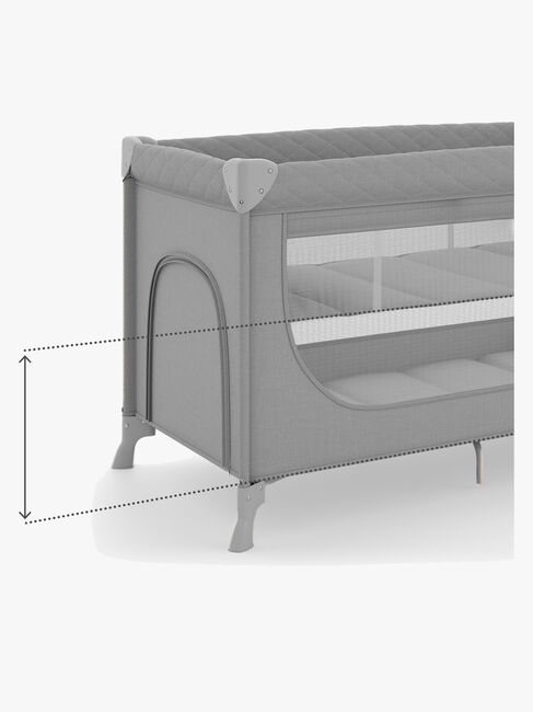 Kinderkraft LEODY UP Weekendseng, Grey