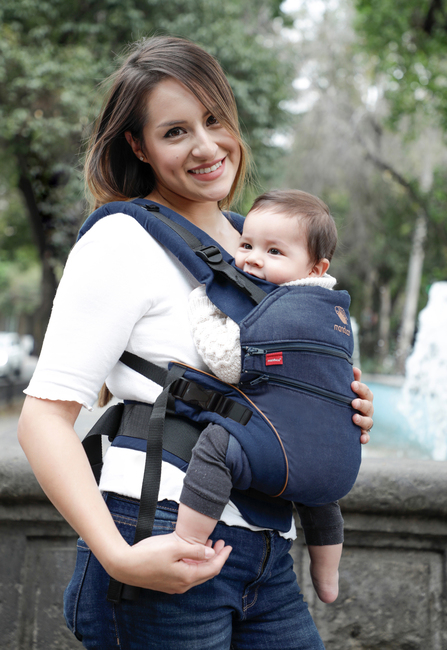 Manduca XT Cotton Bæresele, Denimblue-Toffee