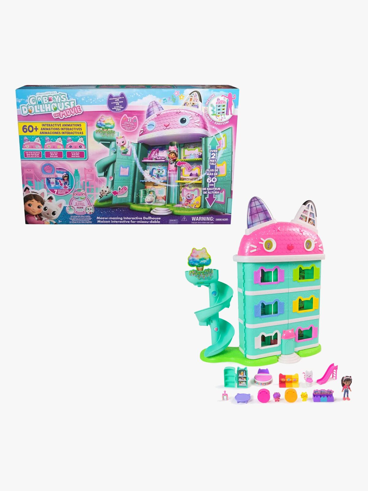 Gabby's Dollhouse Movie Meow-Gical Deluxe Dukkehus