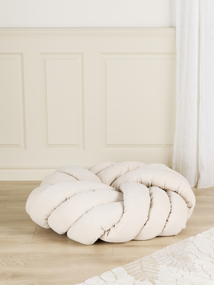 Alice & Fox BRADIE Puf, Beige Manchester