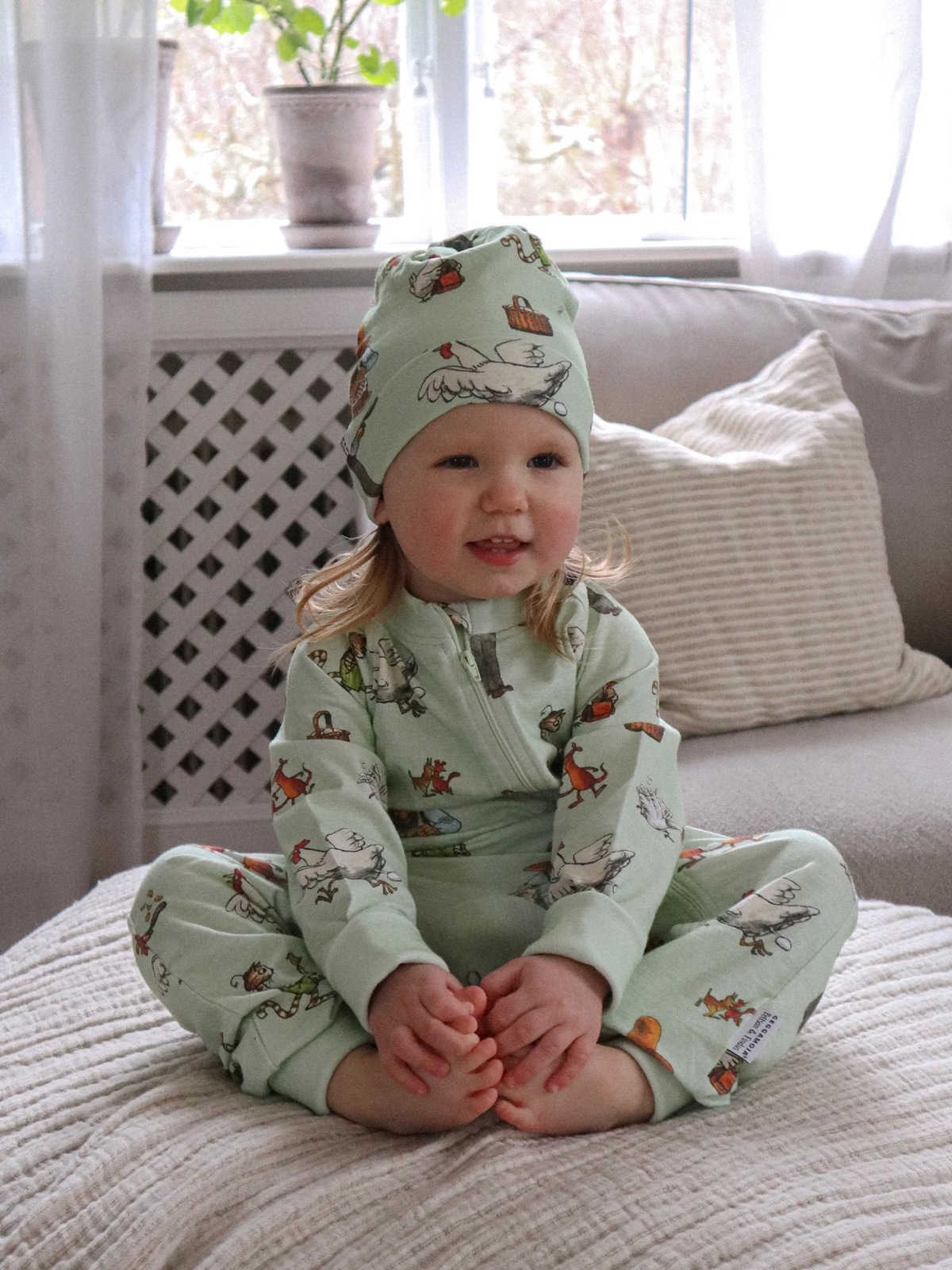 Geggamoja Pyjamas Peddersen & Findus, Grøn