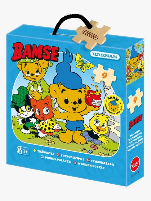 Egmont Kärnan Bamse Træpuslespil Da Bamse Var Lille 9 Brikker