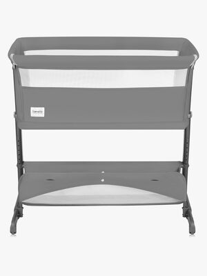 Lionelo Thomi Plus 5-i-1 Bedside Crib, Grey Concrete