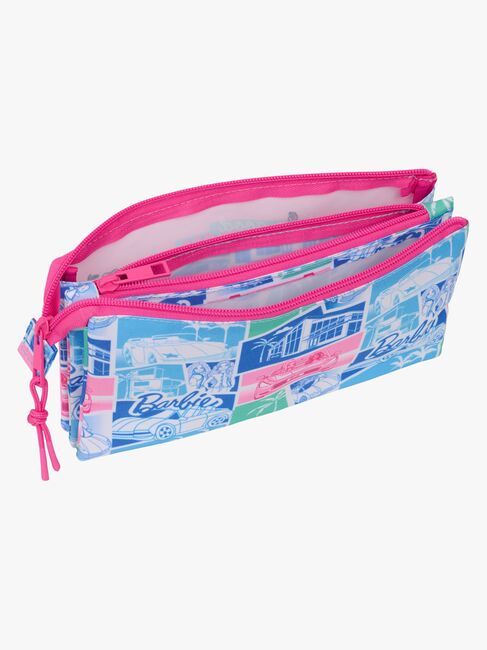 Barbie Penalhus med 3 Rum, Blå/Pink