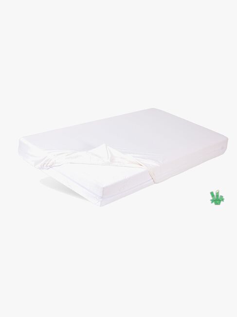BabyMatex Bamboo Stræklagen til Juniorseng 70 x 140 cm, Hvid