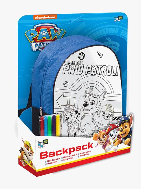 Paw Patrol DIY Rygsæk med Blyanter, Blå