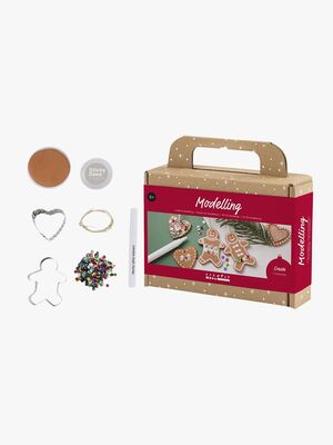 Creativ Company DIY Kreasæt Modellervoks Brunkagefigurer