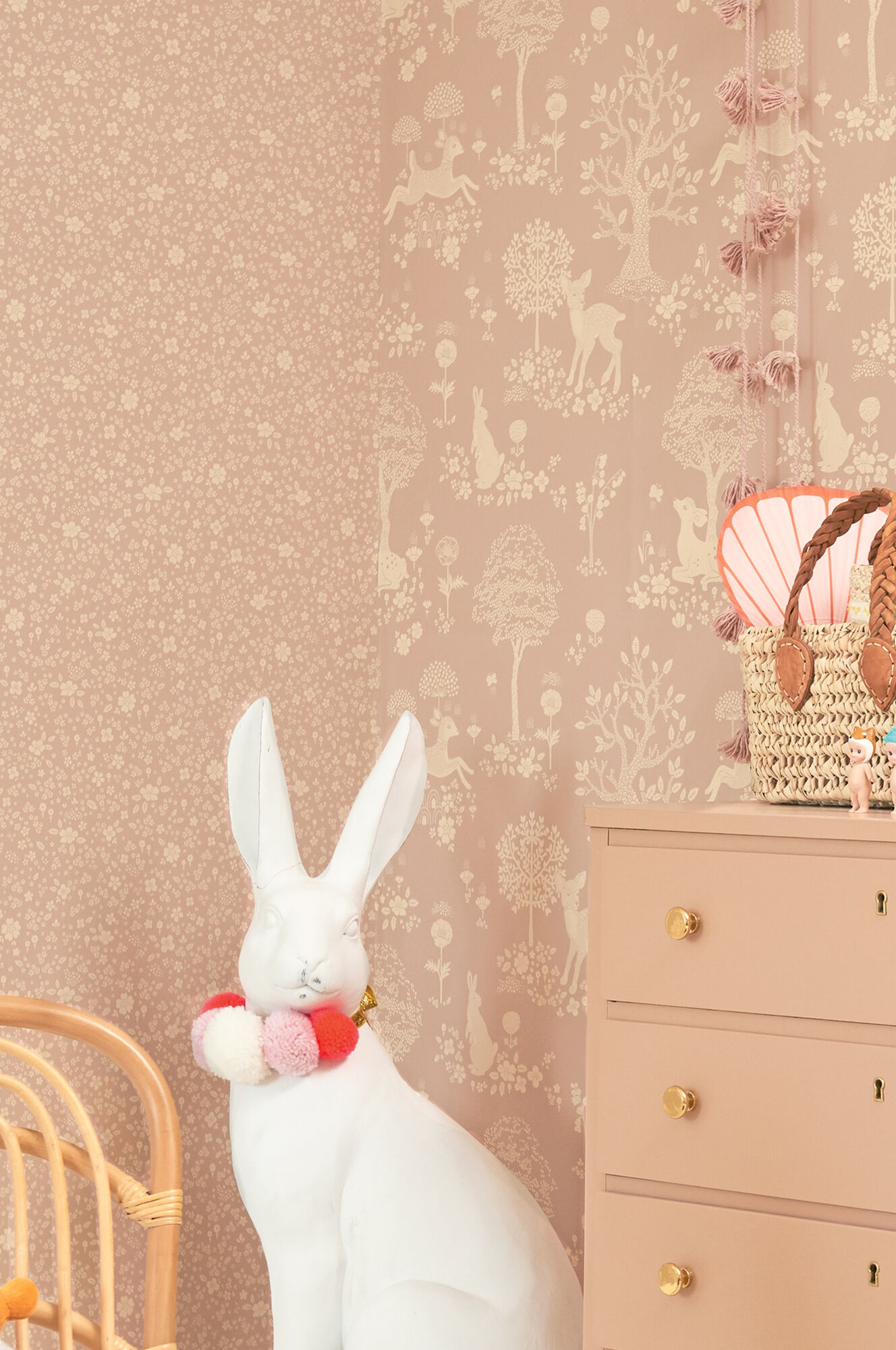 Majvillan Tapet Summer Fields, Dreamy Lilac