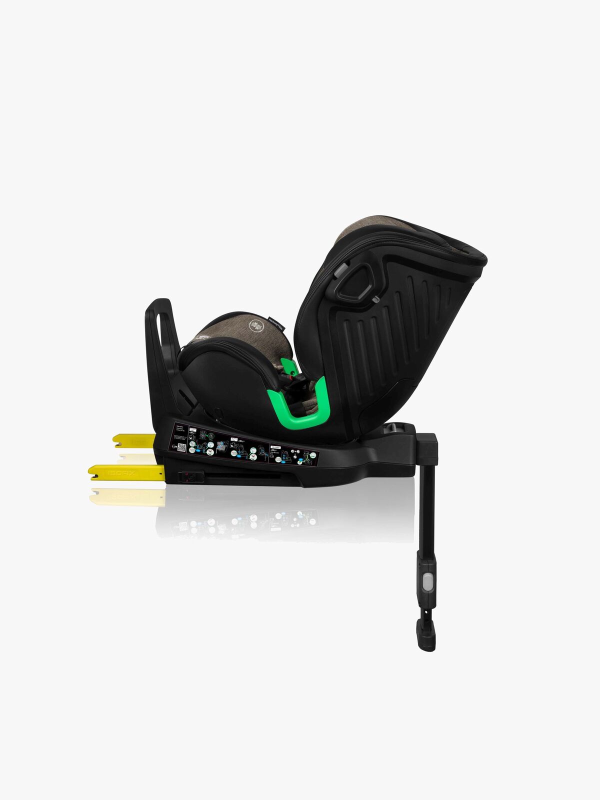 Lionelo Harmony i-Size Autostol, Green Olive Leather