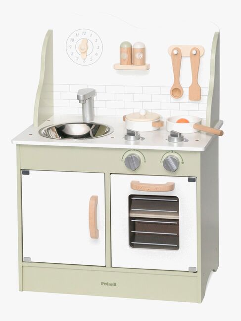 PolarB Legekøkken med Tilbehør, Grøn