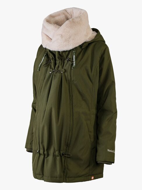 Wombat Graviditetsjakke, Grøn/Beige