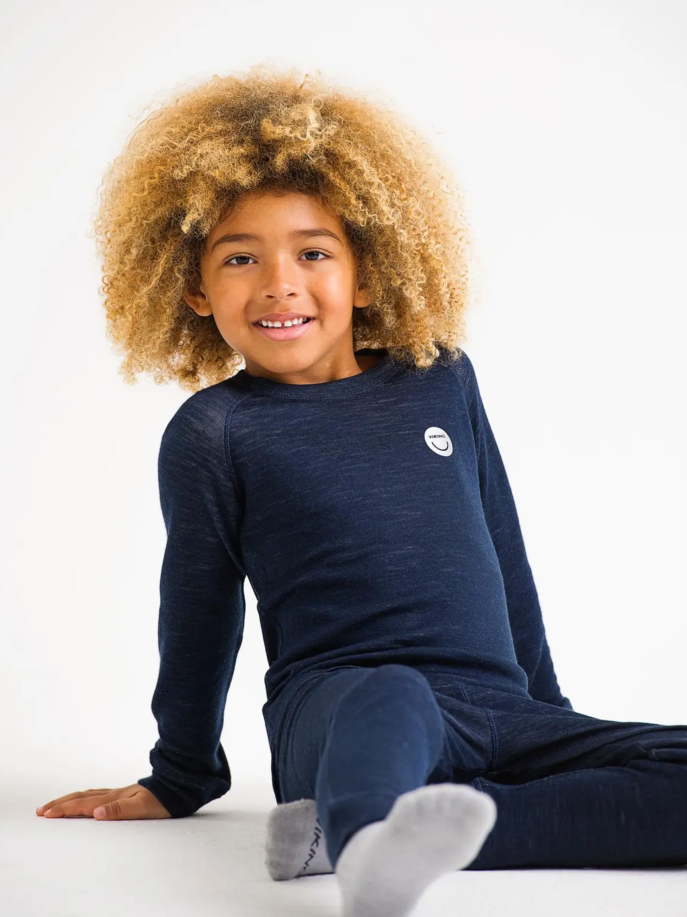 Viking Soft Skiundertrøje Merinomix, Navy, 104
