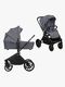 Lionelo MIKA Plus 2-in-1 Duovogn, Grey Stone