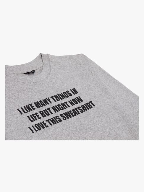 Luca & Lola Filippa Trøje, Grey Melange