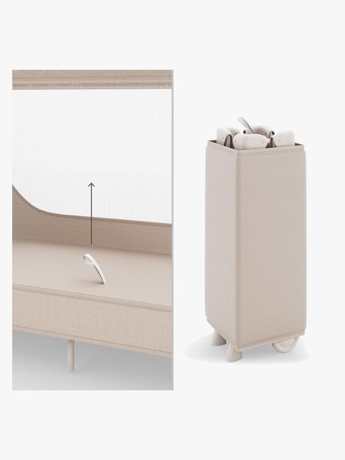 Kinderkraft LEODY UP Weekendseng, Beige