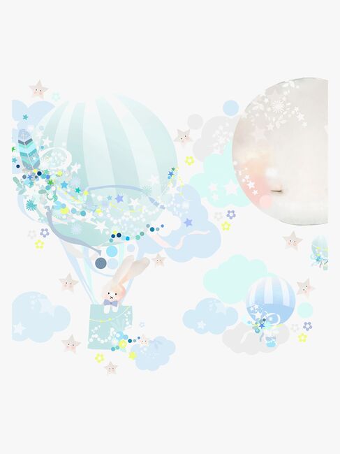 Schmooks Wallsticker Hot Air, Blue