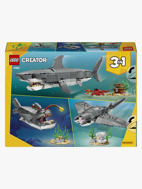 LEGO Creator 31381 Farlig haj med skattekiste