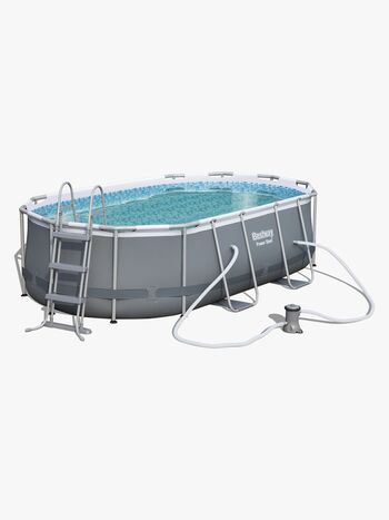 Bestway Power Steel Oval poolsæt 427x250x100 cm