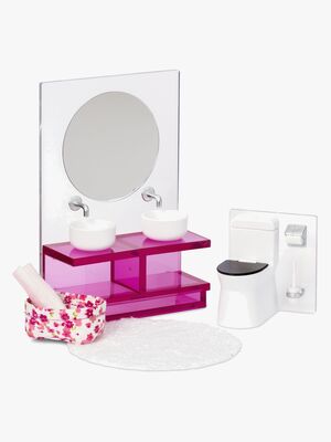 Lundby Dukkehusmøbler Badeværelse Møbelsæt