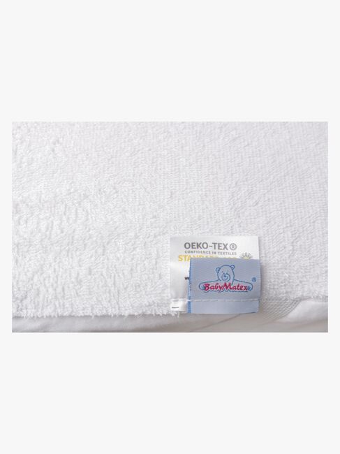 BabyMatex Hygienic Rullemadras til Juniorseng 80x160 cm Vandtæt, Hvid