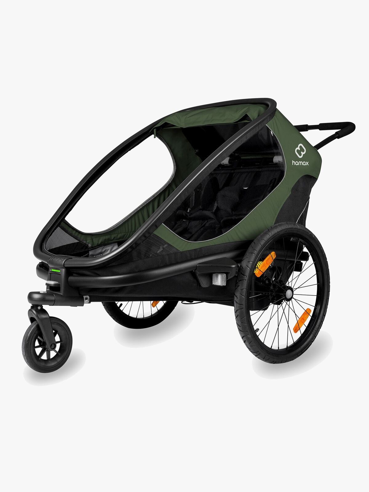 Hamax Outback Cykelanhænger, Green/Black