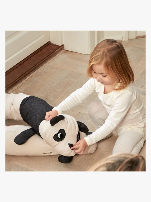 Roommate Lang Pude Panda, Hvid