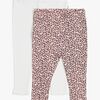 Luca & Lola Lexi Leggings 2-pak, Pink Leo 