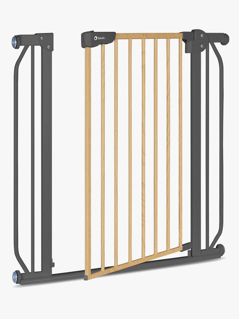 Lionelo Truus Slim Sikkerhedsgitter, Grey Graphite/Natural