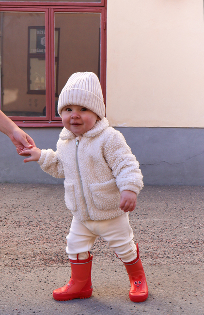 Babblarna Bobbo Gummistøvler, Rød