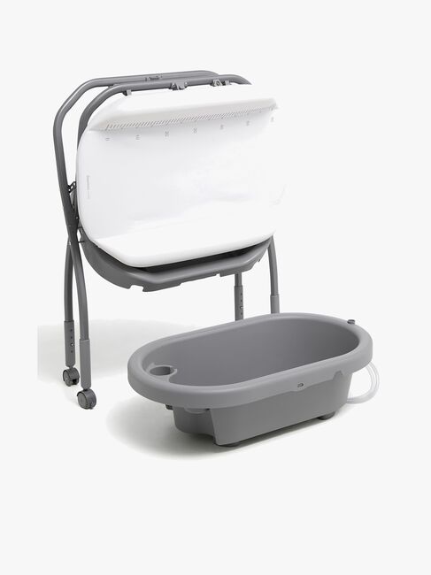 Beemoo CARE Flex Puslebord med Badekar, Dark Grey