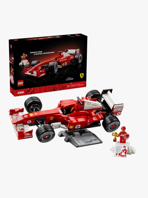 LEGO Icons 11375 Ferrari F2004 og Michael Schumacher