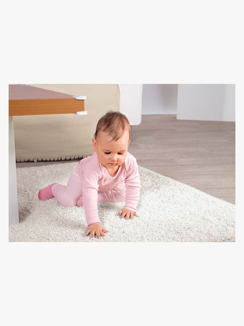 Reer Hjørnebeskyttere Ovale, Hvid