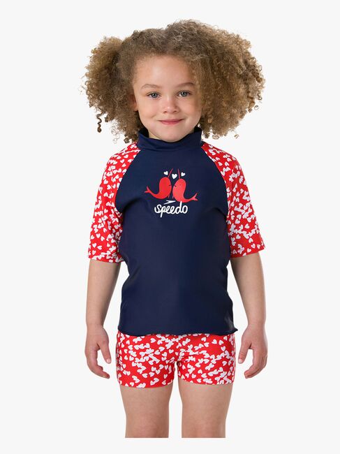 Speedo Spashmaster UV-Sæt, Navy/Red