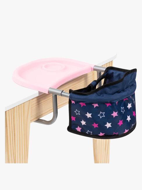 Bayer Design Babystol til Bord med Bakke, Blå/Pink