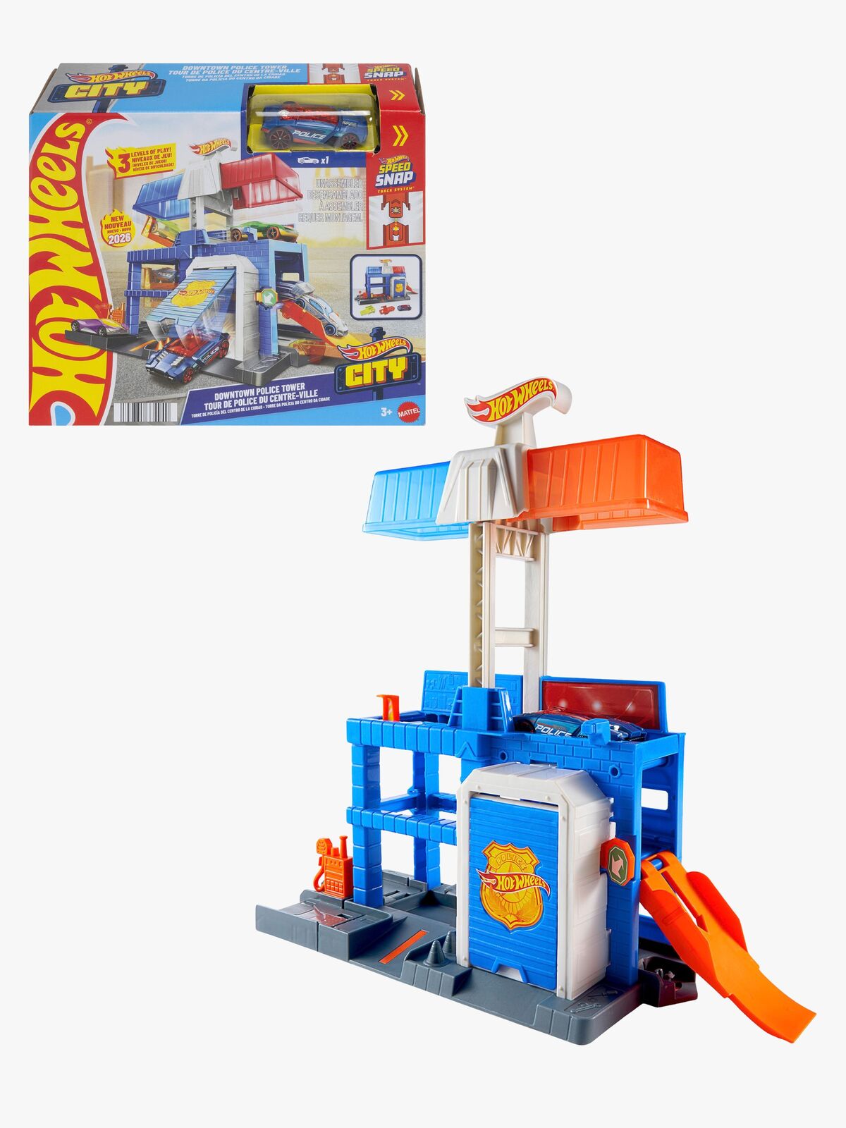 Hot Wheels City Downtown Politistation