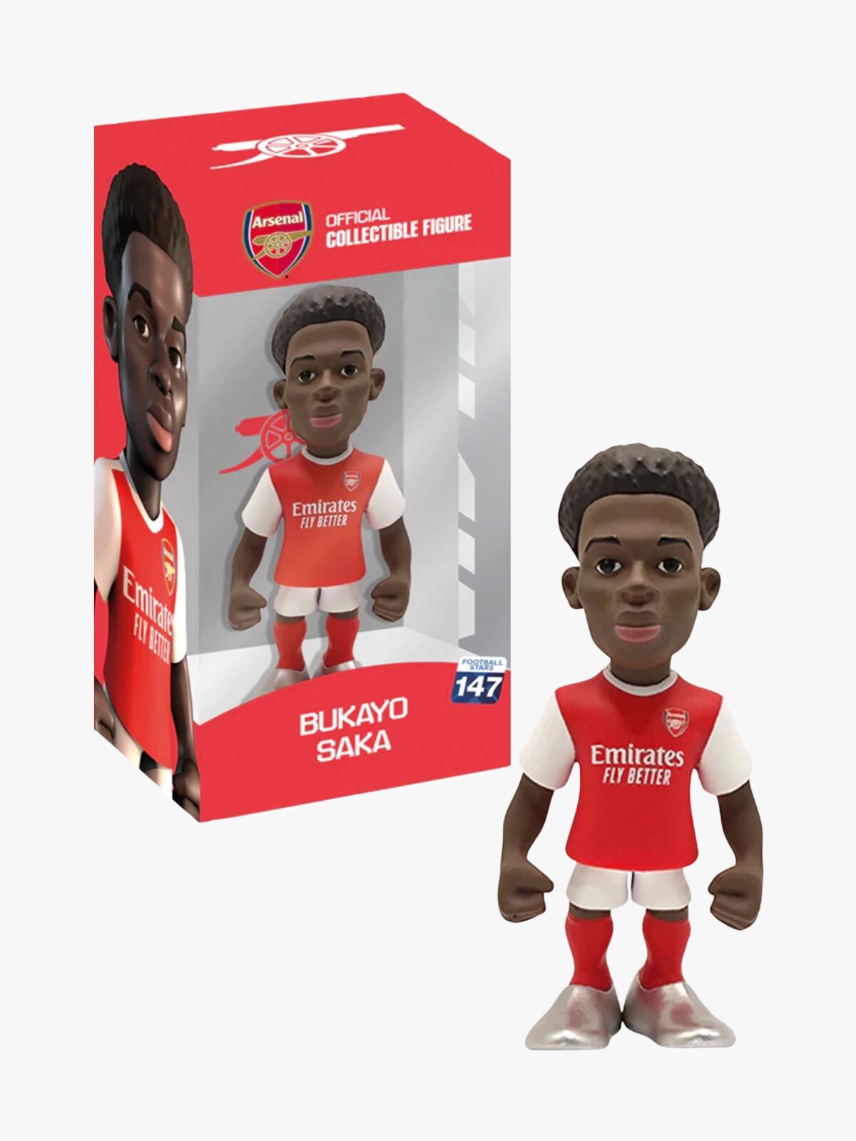 Minix Fodbold Samlerfigur Saka Arsenal