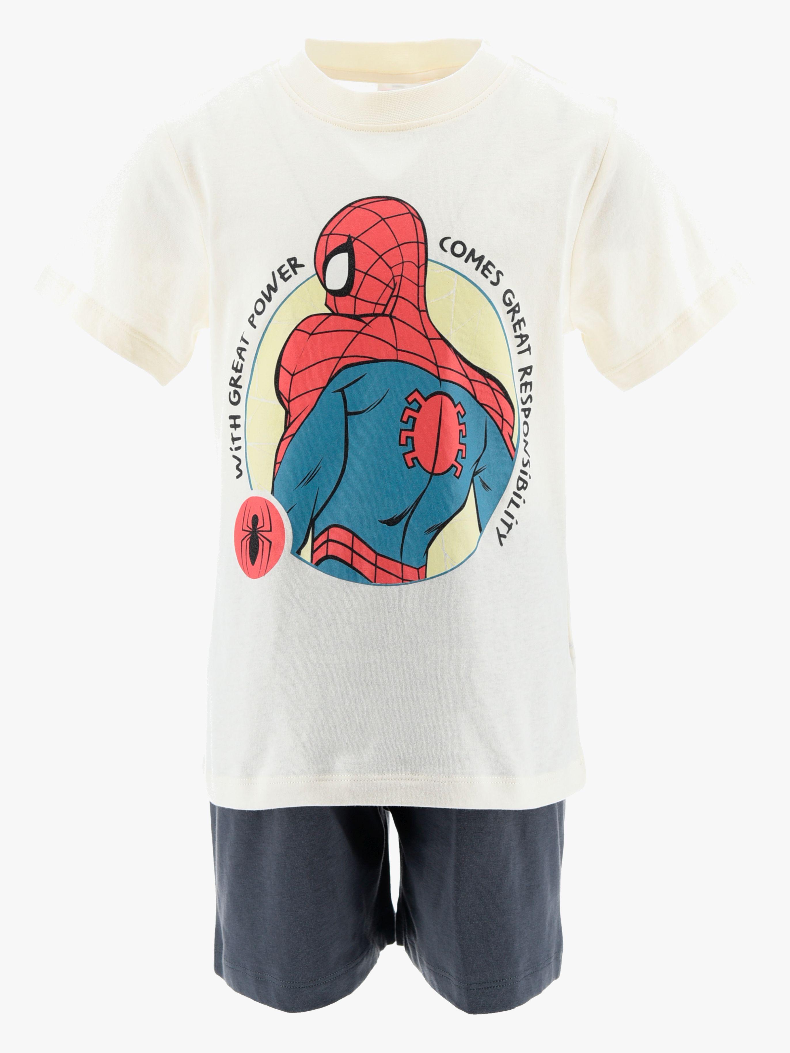 Marvel Spider-Man Pyjamas, Hvid, 116-122