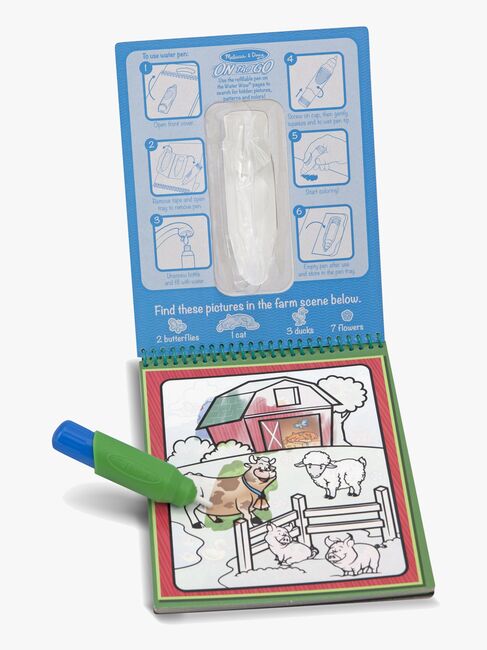 Melissa & Doug Water Wow! Malebog Dyr