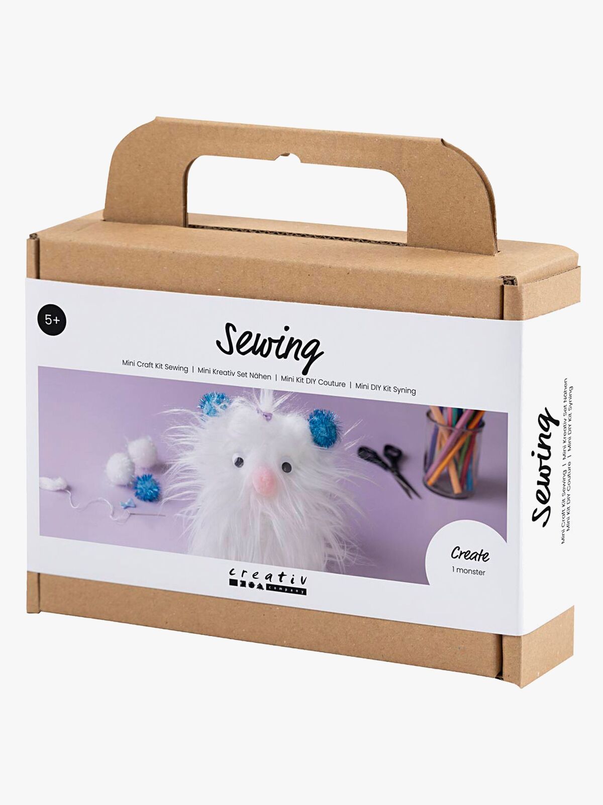 Creativ Company Kreasæt Mini Håndarbejde Monster