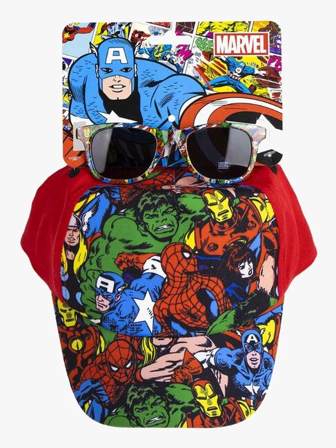 Marvel Avengers Kasket & Solbriller, Rød