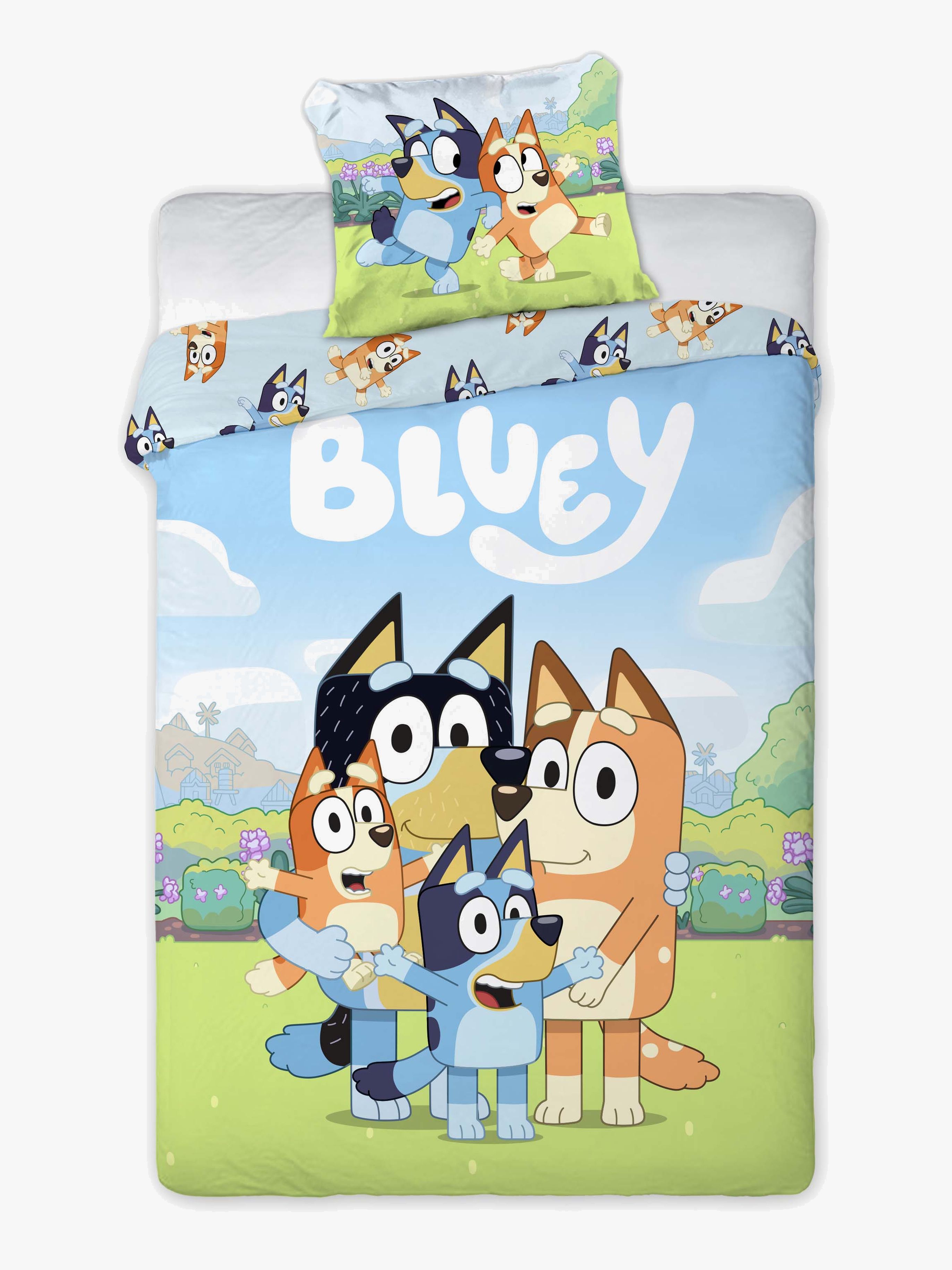 BrandMac Sengesæt Bluey 140 x 200, Blå