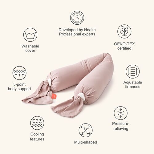 bbhugme Graviditets- & Ammepude, Dusty Pink