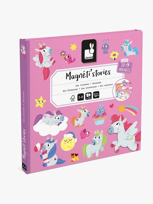 Janod Magneti'Stories Magnetsæt Enhjørninger 30 Stk.