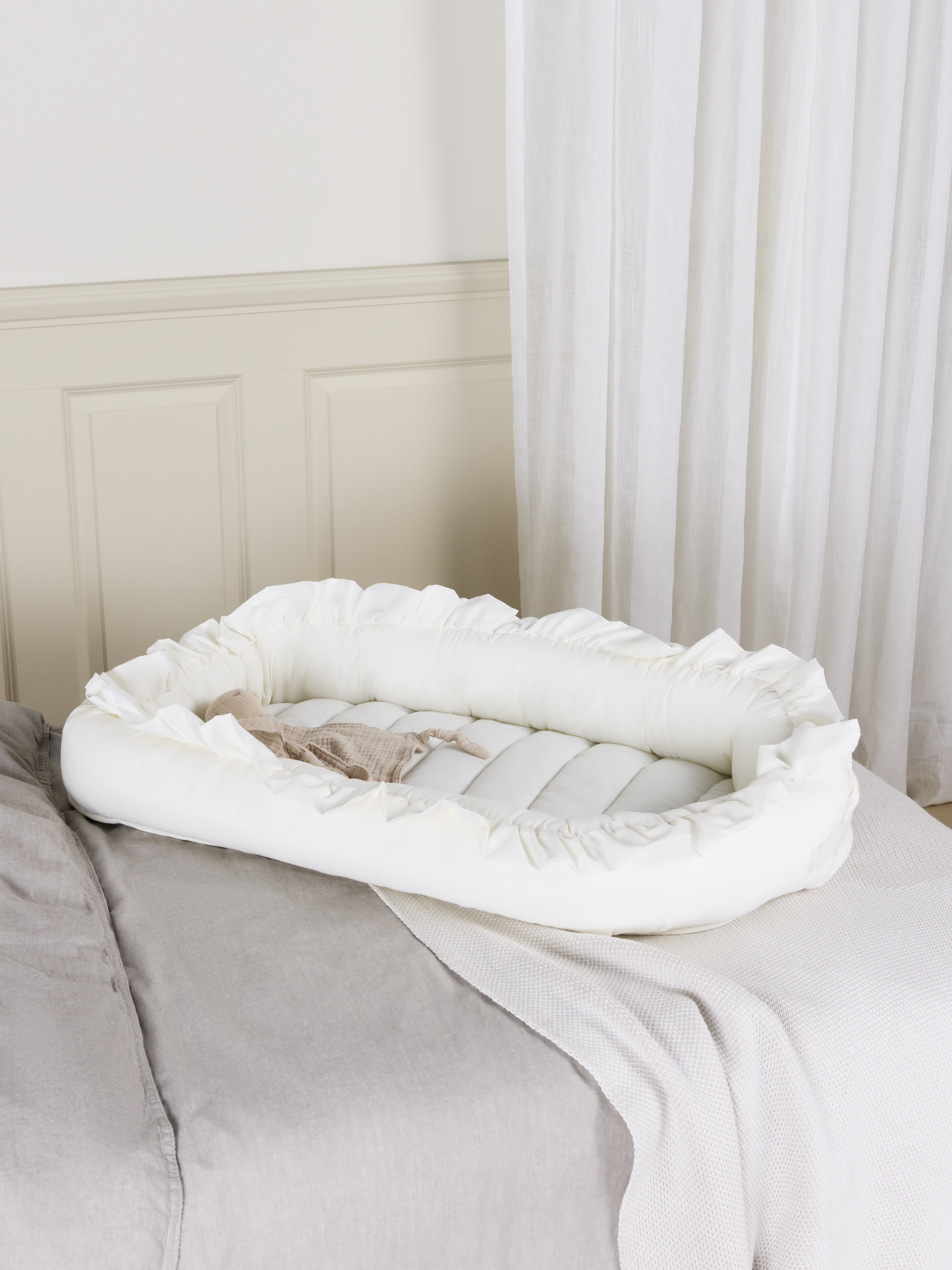 Alice & Fox FREYA Babynest, Hvid