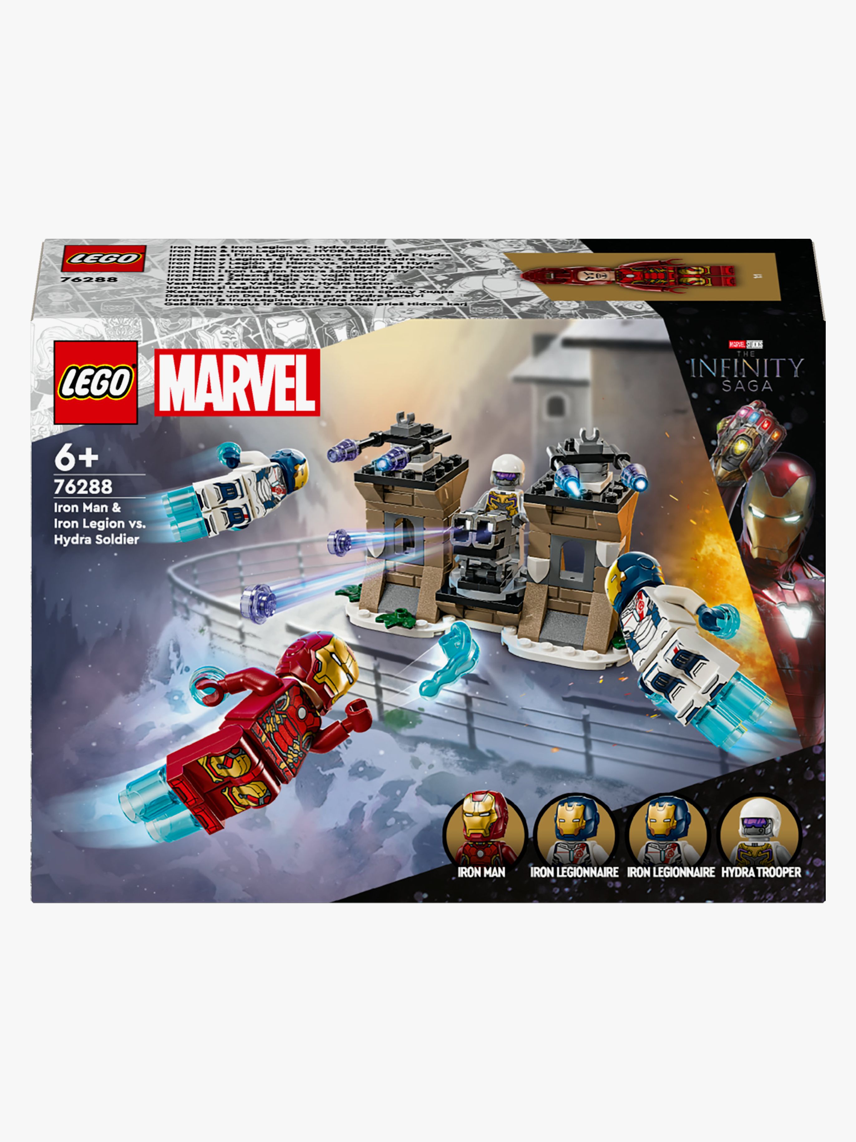 LEGO Super Heroes 76288 Iron Man og Iron Legion mod Hydra-soldat