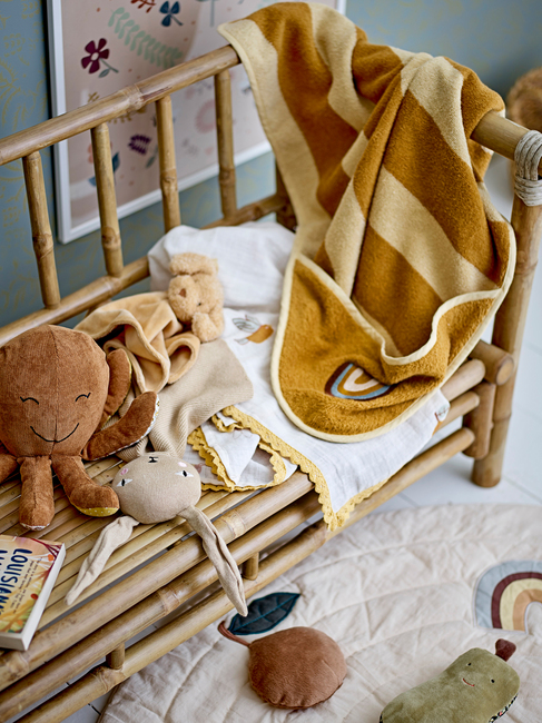 Bloomingville Agnes Håndklæde, Brown Cotton