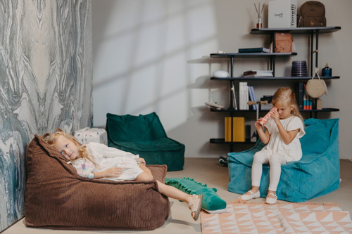 Yappy Kids Yappyhug Sækkestol, Aqua Blue