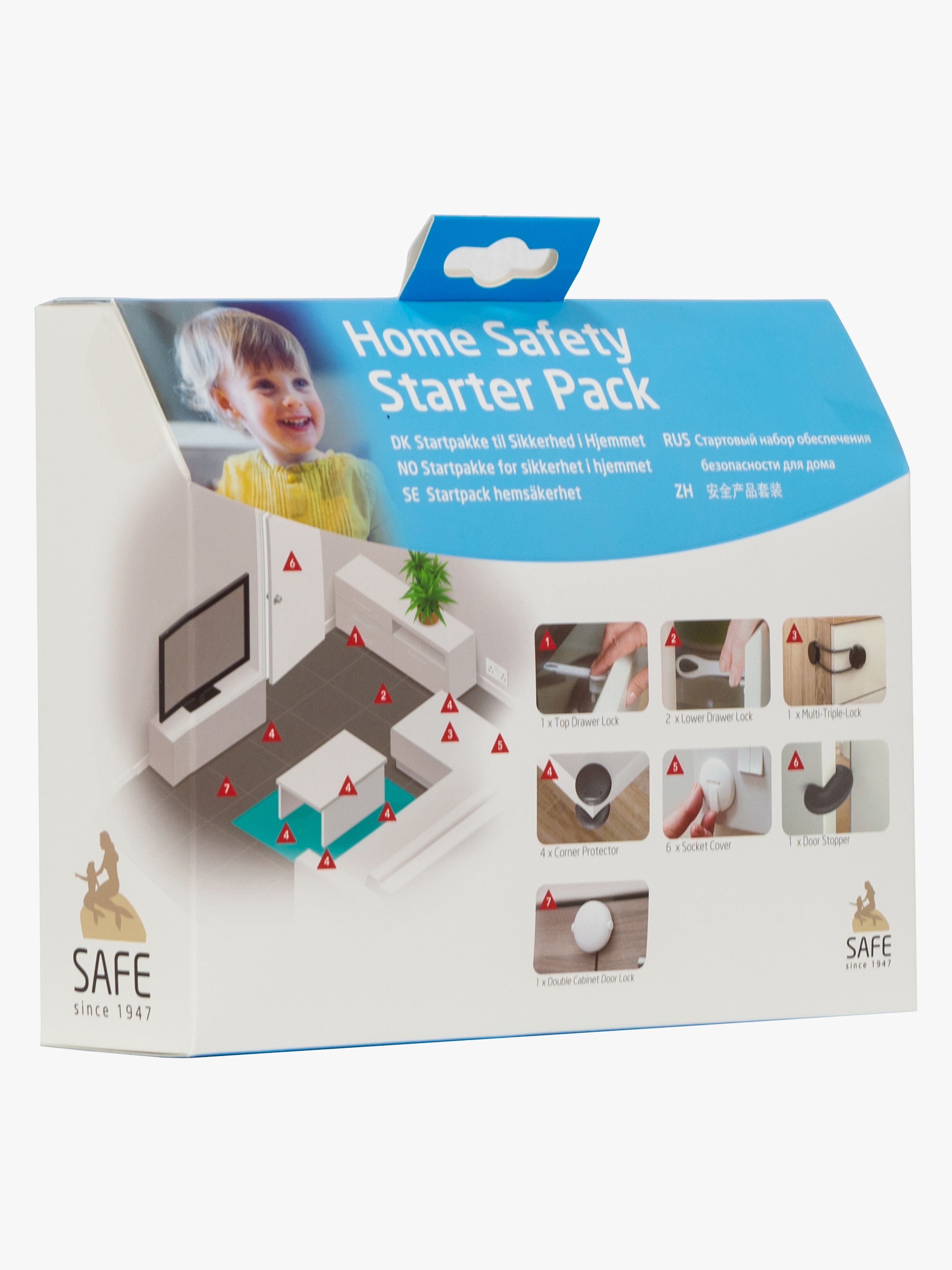Safe &  Care Startpakke til Hjemmesikkerhed